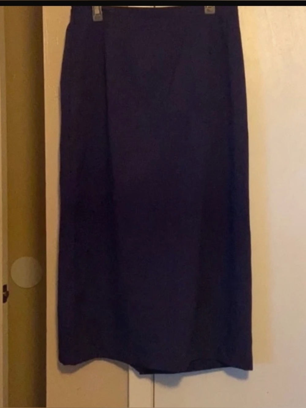 Sag Harbor Navy Midi Straight Skirt size 18